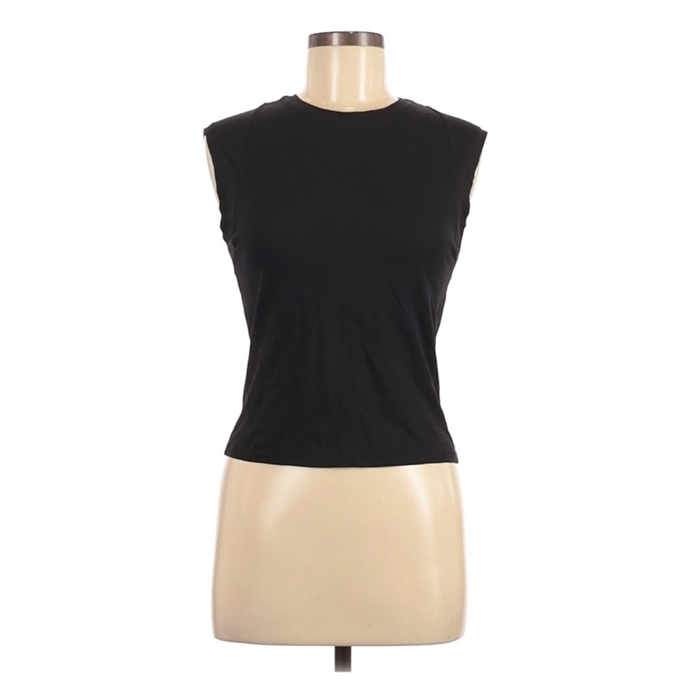 Frame Denim Black Fitted Muscle Tee